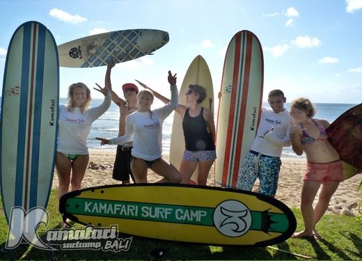  Surfing holiday at Kamafari Camp on the Bukit