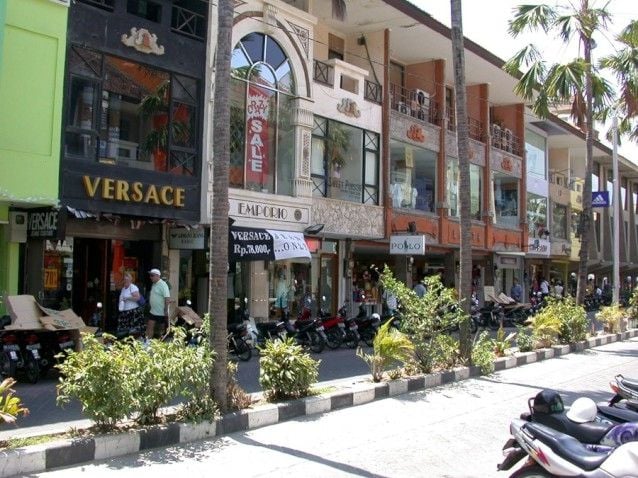 Brand names in the Kuta area