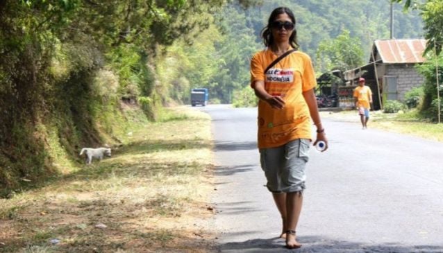 Walking for Disadvantaged in Bali