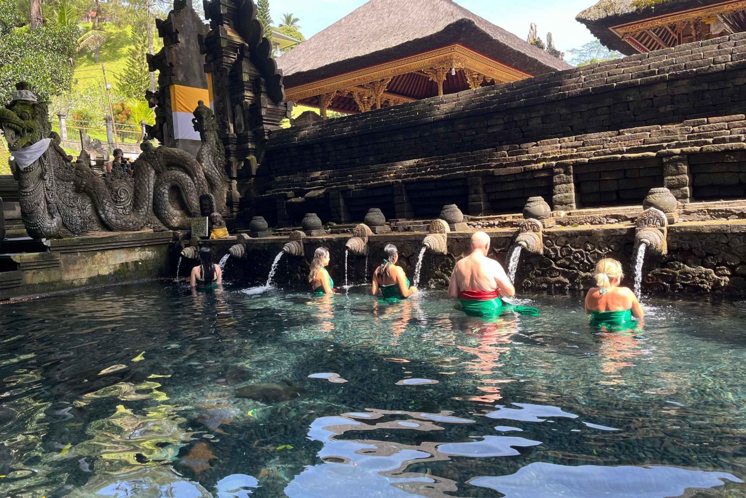 Visite d'Ubud Forêt des singes Rizières en terrasses Bali Swing Tirta Empul