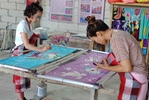 3 horas de aulas de confecção de batik em Ubud