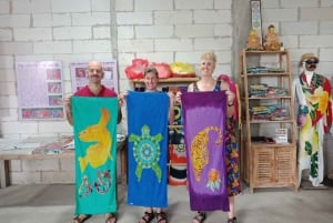 3 horas de aulas de confecção de batik em Ubud
