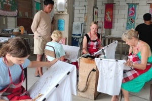 3 timers kurs i batikkfremstilling i Ubud