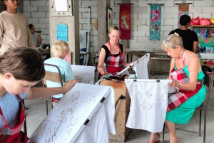 3 timers kurs i batikkfremstilling i Ubud
