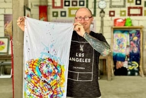 ウブドで3時間のバティック作り教室