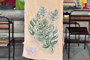 ウブドで3時間のバティック作り教室