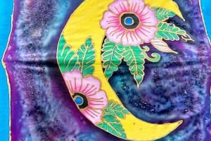 ウブドで3時間のバティック作り教室