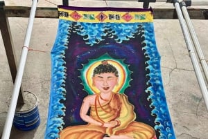 ウブドで3時間のバティック作り教室