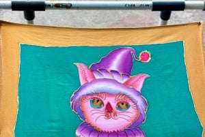 ウブドで3時間のバティック作り教室