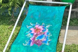 ウブドで3時間のバティック作り教室