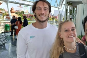 Lufthavnstransport, ind- eller udtjekning i Nusa Dua-området