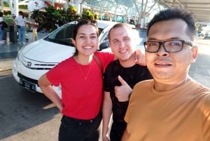 Lufthavnstransport, ind- eller udtjekning i Nusa Dua-området