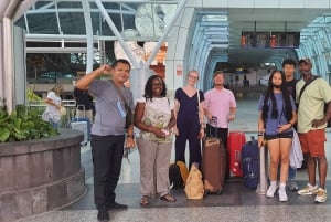 Lufthavnstransport, ind- eller udtjekning i Nusa Dua-området