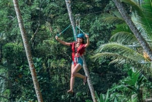 Ubud: Alas Harum Day-Pass, Swing, Sky Bike & Flying Fox