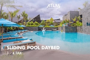 Atlas Beach Club Bali: Daybed reserveren met F&B-tegoed