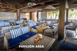 Atlas Beach Club Bali: Daybed reserveren met F&B-tegoed