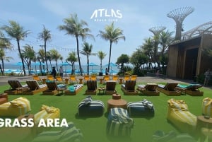 Atlas Beach Club Bali: Reservasjon av dagseng/sofa med F&B-kreditt