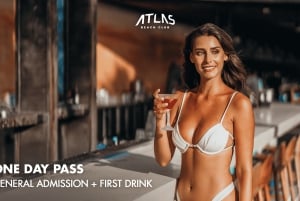 Atlas Beach Club Bali: Dagpas / F&B-krediet voucher