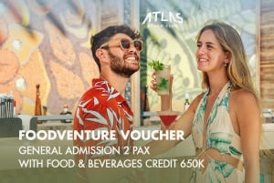 Atlas Beach Club Bali: Dagpas / F&B-krediet voucher
