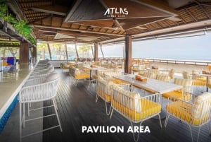 Atlas Beach Club Bali: Bali Beach Bali: Yhden päivän passi / F&B luottoseteli