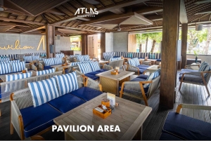 Atlas Beach Club Bali: Bali Beach Bali: Yhden päivän passi / F&B luottoseteli
