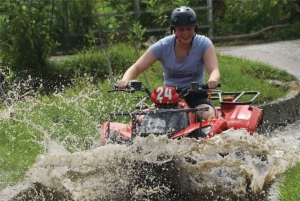バリ島ウブドのジャングルで四輪バギーアドベンチャー：ワイルドパス、滝、ランチ、ガイド付き