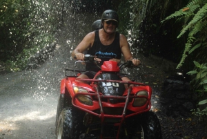 Atv Quad Bike Through Tunnel Waterfall and Raffting