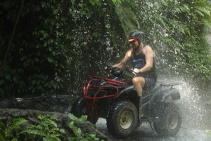 Atv Quad Bike Through Tunnel Waterfall and Raffting