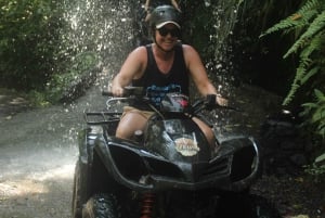 Atv Quad Bike Through Tunnel Waterfall and Raffting