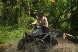 Atv Quad Bike Through Tunnel Waterfall and Raffting