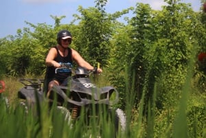 Atv Quad Bike Through Tunnel Waterfall and Raffting