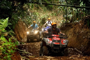 Payangan: en quad y una estatua gigante de un gorila