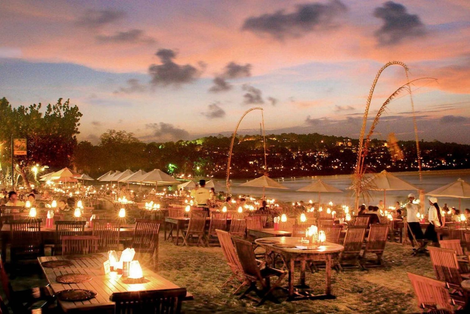 Bali: 2 uur privé trip zonsondergang diner Jimbaran zeevruchten