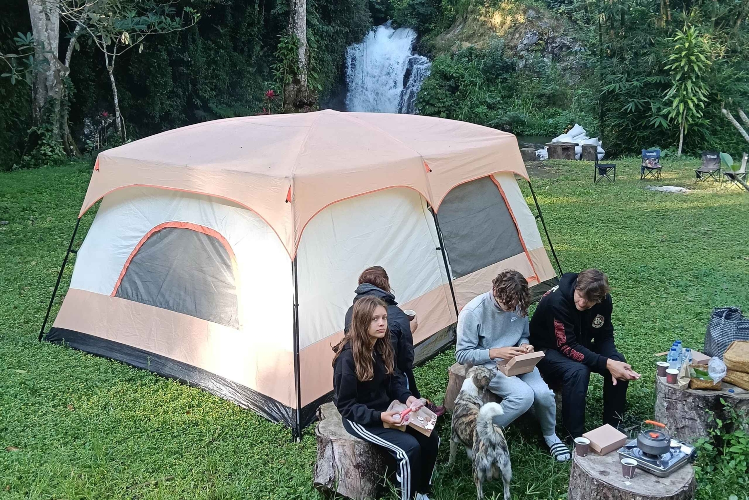 Bali: 2 Nights Camp, Mt Lesung, Waterfalls & Mayong Village