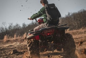 バリ島：ウブドで四輪バギー、ラフティング、バリ式スパ体験（移動サービス付き）