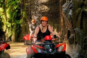 バリ島：ウブドで四輪バギー、ラフティング、バリ式スパ体験（移動サービス付き）