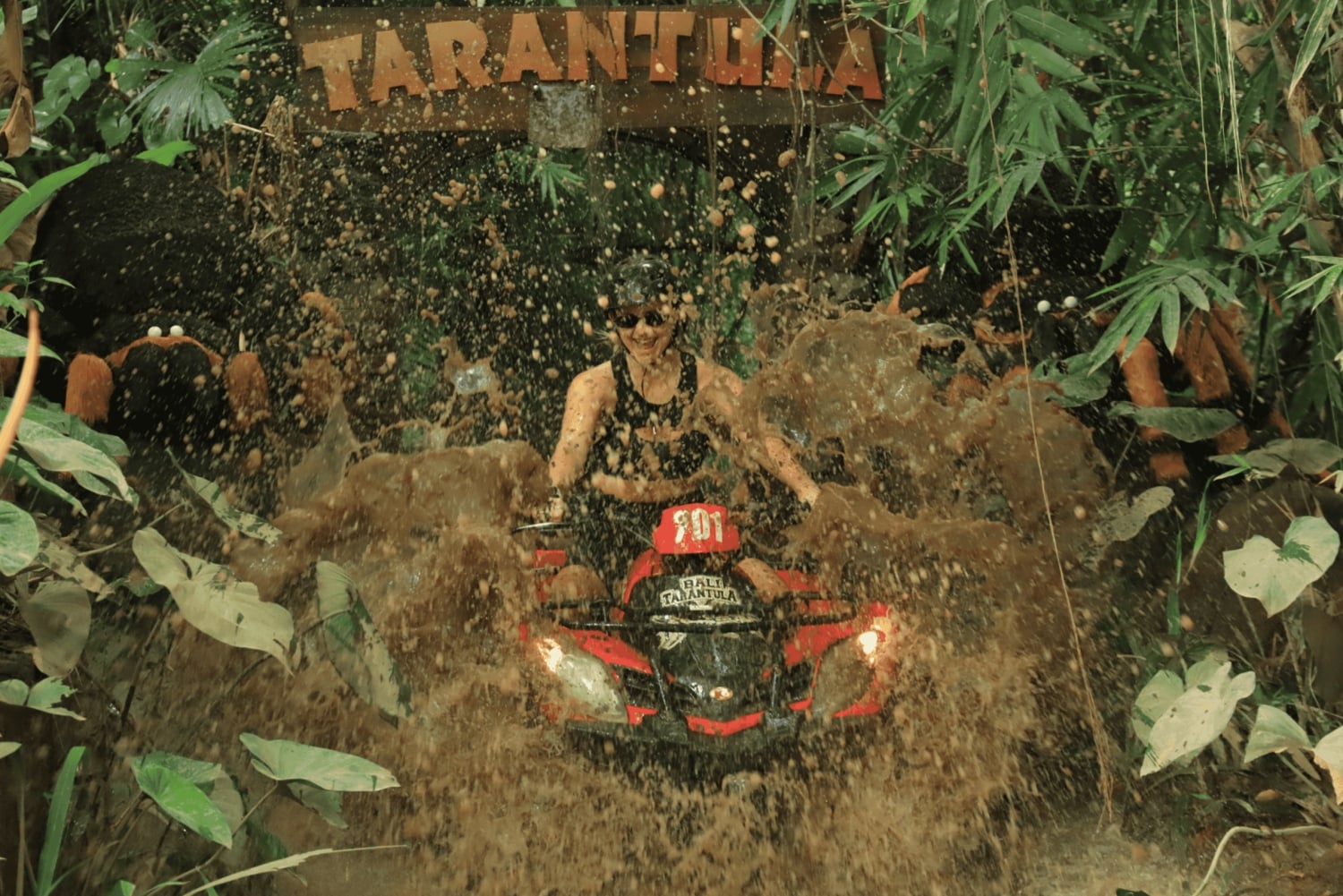 Bali: ATV Quad Bike Through Waterfall and Tunnel