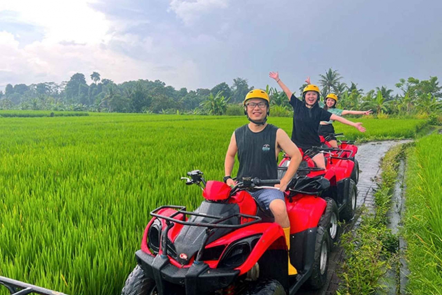Bali: Quad ATV - Tempio dell'acqua e terrazza di riso