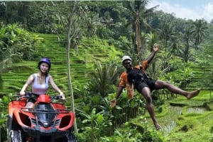 Bali: quad, rafting, tirolina, columpio y sky bike en los arrozales de Ubud