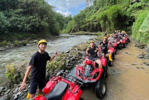 Bali: giro in All-terrain vehicle e tubing sul fiume Wos con pranzo