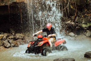 Bali: Atv Ride Under Twin Waterfalls & Gorilla Cave