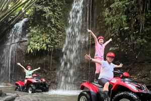 Bali: Atv Ride Under Twin Waterfalls & Gorilla Cave