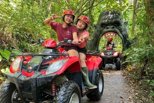 Bali: Atv Ride Under Twin Waterfalls & Gorilla Cave