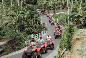 Bali: Atv Ride Under Twin Waterfalls & Gorilla Cave