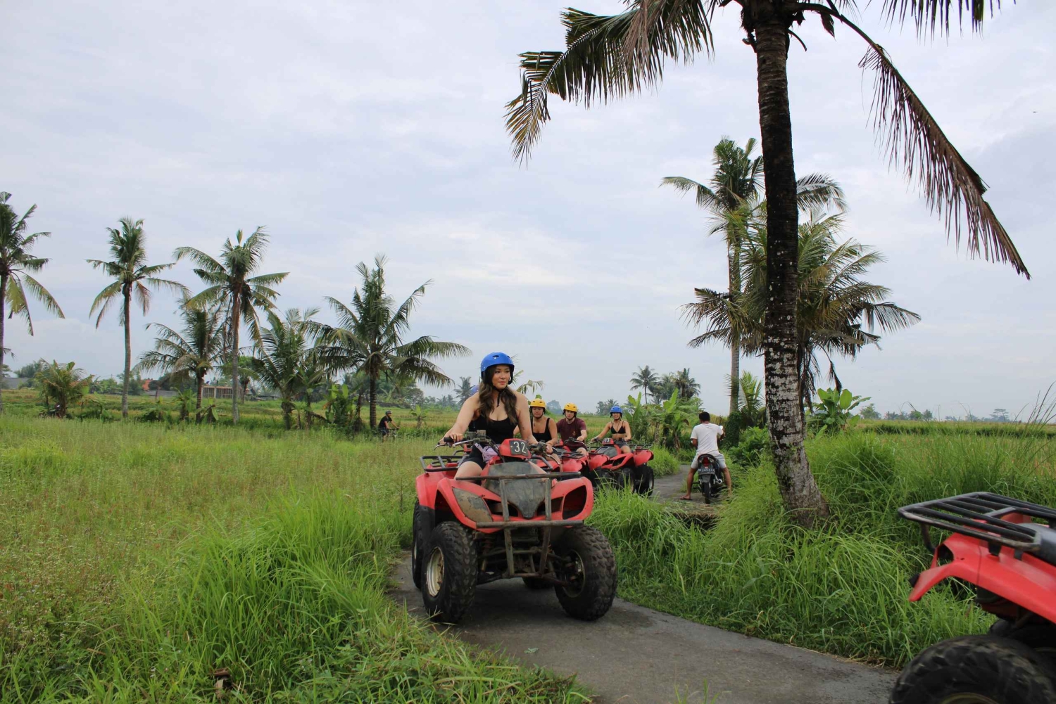 Bali ATV Ride with Waterfall, Cave, River, Forest