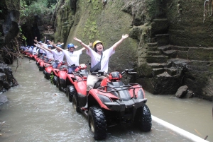 Bali ATV Ride with Waterfall, Cave, River, Forest