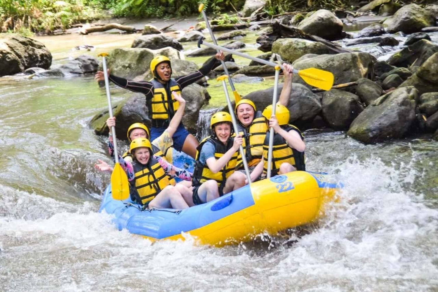 Bali : rafting sur la rivière Ayung avec déjeuner et assurance