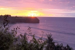 Bali: lezione di yoga sulla scogliera di Balangan con vista sull'oceano