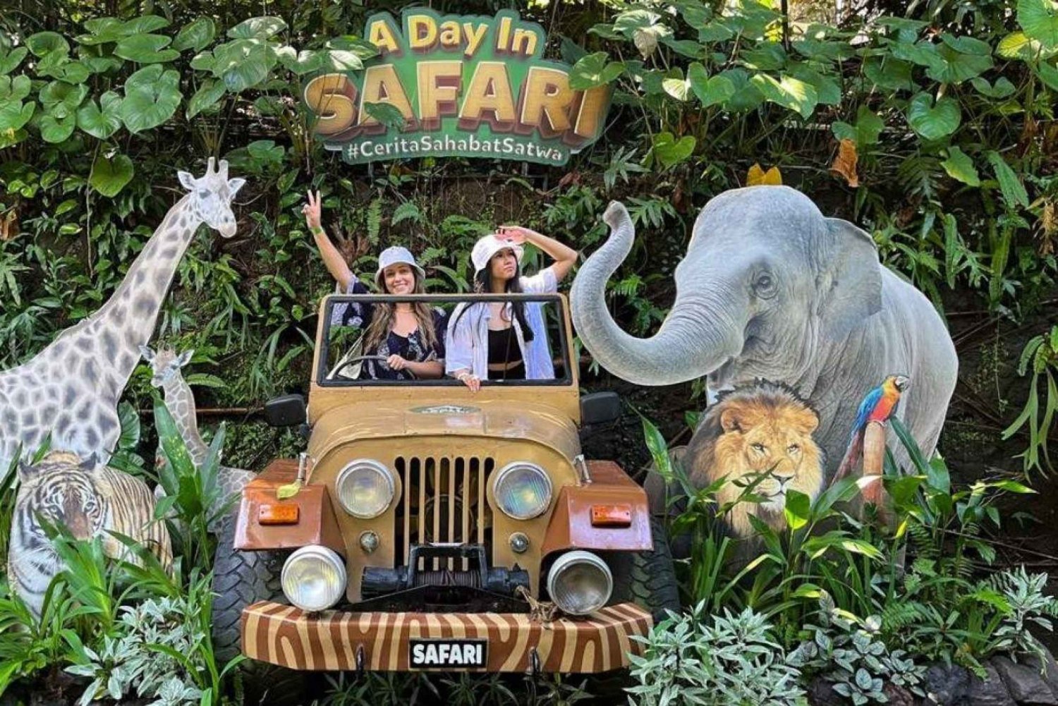 Bali: Bali Safari Park dagstur med entré og transport