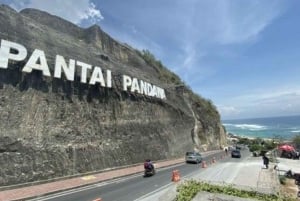 Bali: Balinese kookles met uitzicht op het pandawa-strand